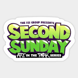 Second Sunday event Sticker